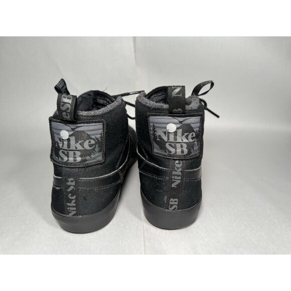 Nike SB Zoom Blazer Mid Mens Size 11 Acclimate Pack Triple Black DC8903-002 main image 4